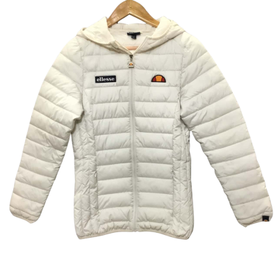 Ellesse Women’s  Size 8 White Hooded Puffer Jacket 