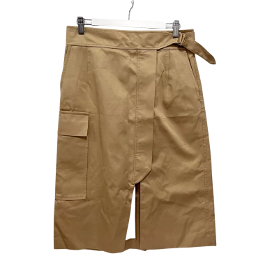 Oroton Womens  Size 12 A-Line Skirt Beige 