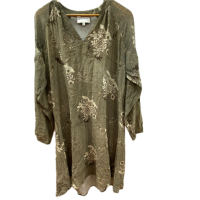 The Dreamer Label Womens  Size 3 Floral Dress Olive 