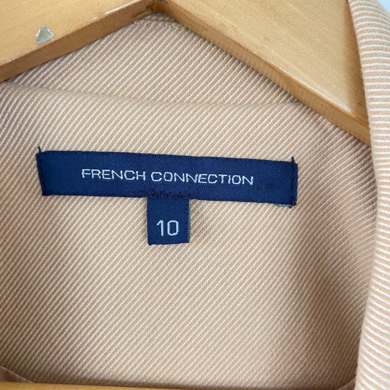 French Connection Light Brown Beige Blazer Size 10 / M (s)