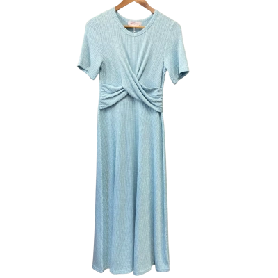 Serafina Womens  Size 10 Maxi Dress Blue 