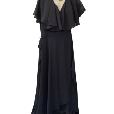 Taking Shape Black Maxi Dress Size 22 