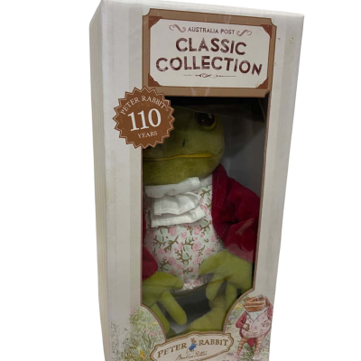 Aus. Post Classic Collection 2012, Mr Jeremy Fisher plush figure 