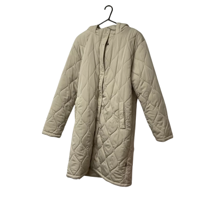 Womens Cotton On Body  Size L / M Quilted Coat Beige 