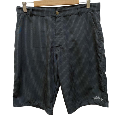 Billabong Mens  Size 34 Black  / Pinstriped 