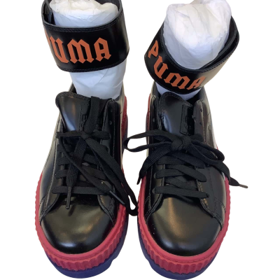  Fenty x Puma Womens  AUS/US Size 8 Ankle Strap Rihanna  Sneakers Black/Navy