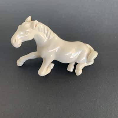 Swatow Style Chinese Blanc-de-Chine Miniature Horse Figurine