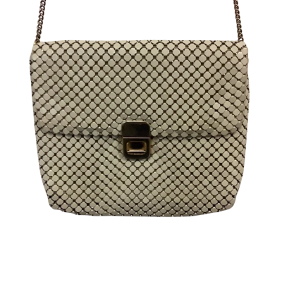 Vintage Mesh Handbag - Cream 