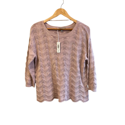 Suzannegrae Womens  Size XS 3/4 Sleeve Shirt Pink  