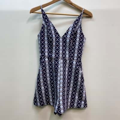 KOOKAI Blue Eye Playsuite Size 36 