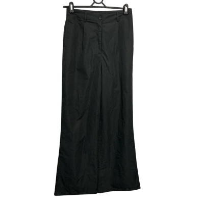 Pretty Little Thing Womens  Size UK 8 Wide Leg Pants Black  