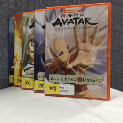 Avatar The Ledgend of AANG Book 1 Volumes 1-5 DVD’s