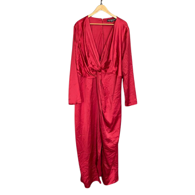  Little Mistress Red long sleeve formal style dress Women's US size 20 