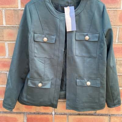 Liz Jordan Womens Size 16 Dark Green Jacket
