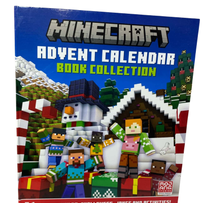 the official Minecraft Advent Calendar: Book Collection. It offers a daily festive activity for fans of the game
