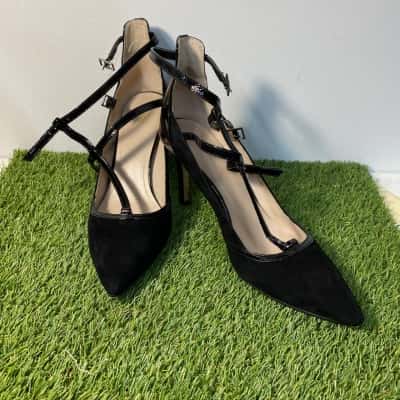 Mimco Womens Black  heels size 38