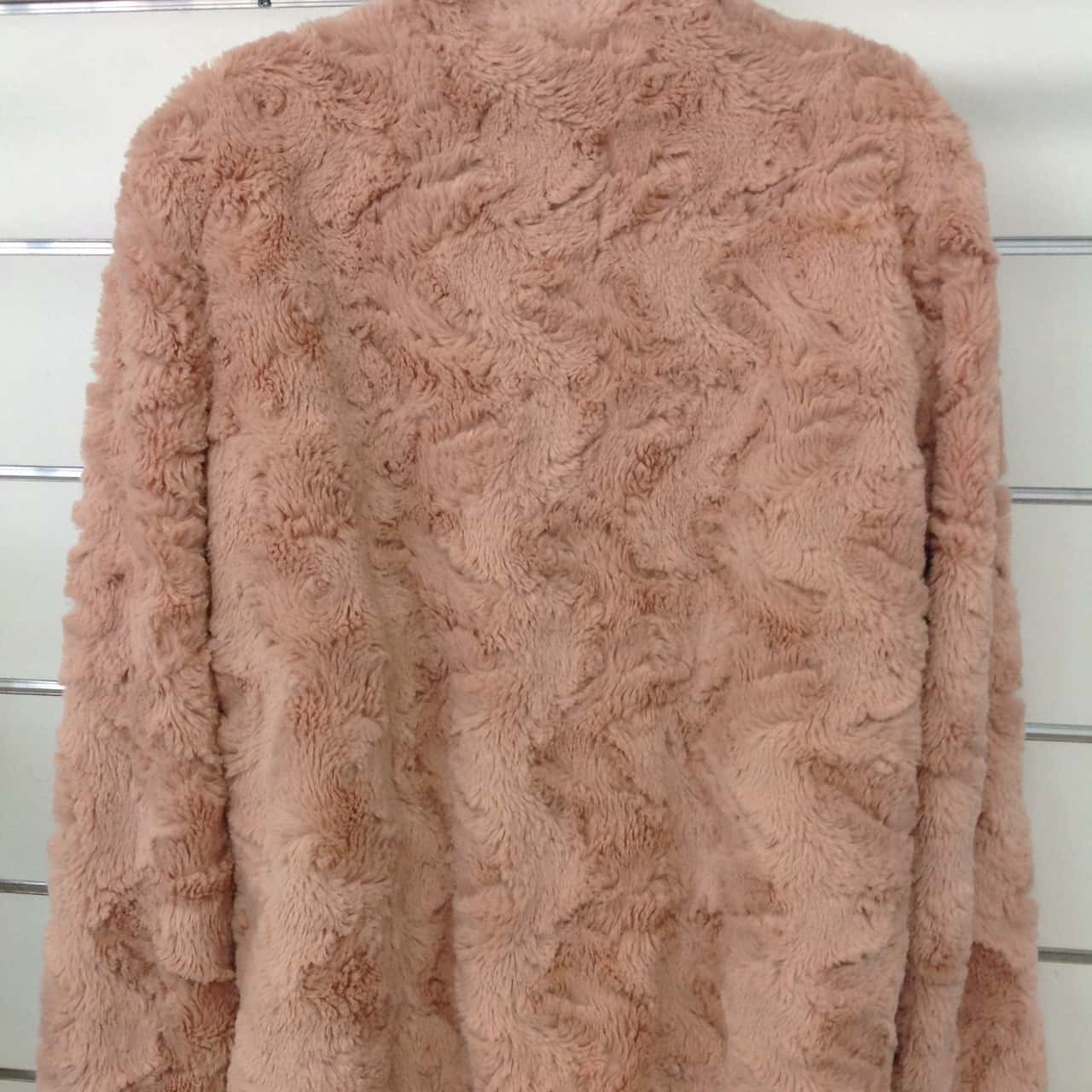 Rockmans Womens Size 16 Faux Fur Pink (s)