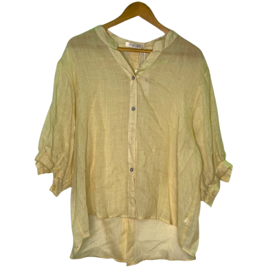 Worthier Womens  Size M / S Button Up Top Cream 