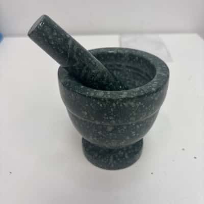 Stone mortar and pestle 