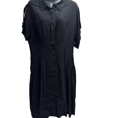 David Lawrence Womens  Size 16 Midi Dress Black  