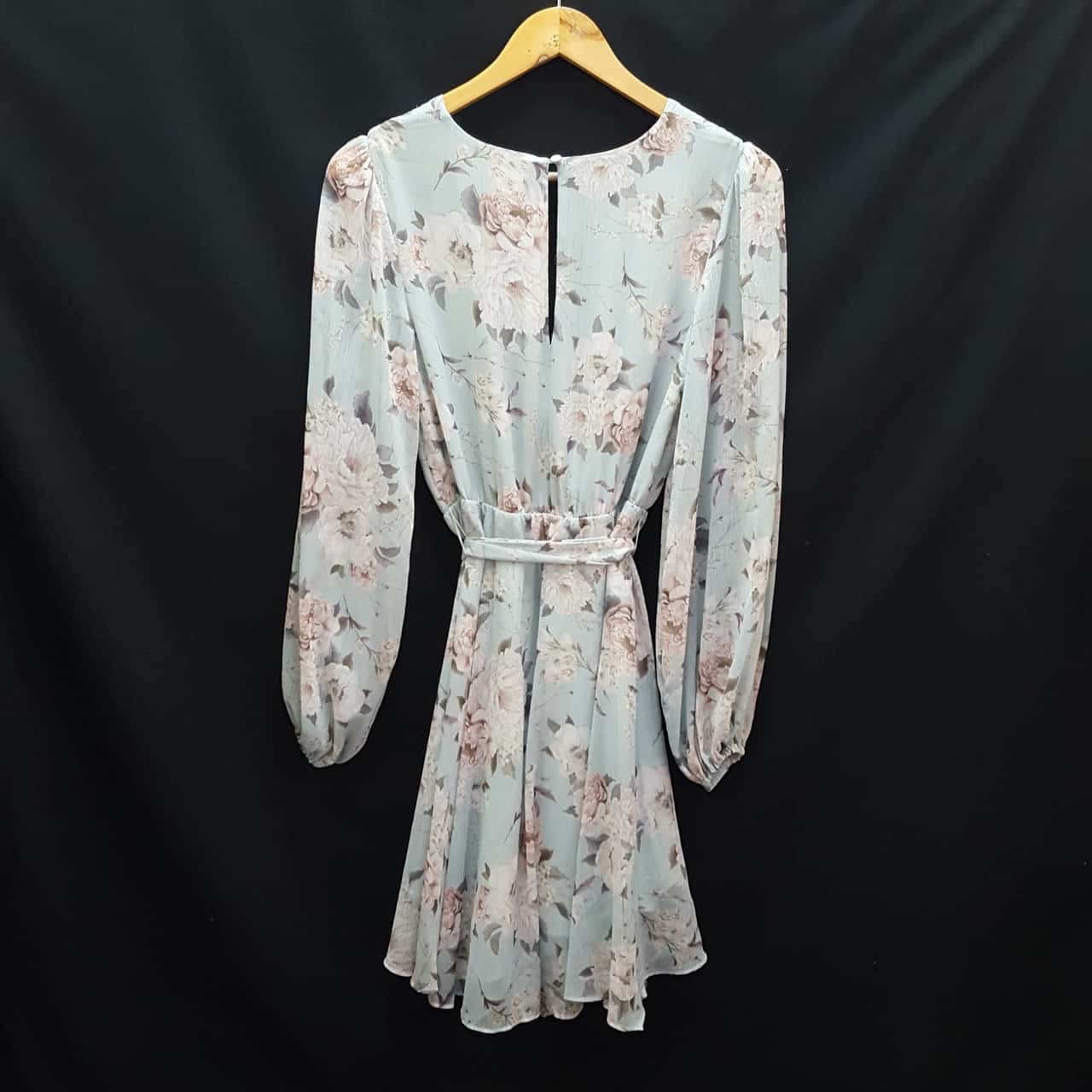 Forever New Floral Mariana Wrap Midi Dress Women's size 8(s)