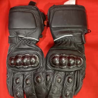 TORQUE Leather Motocycle Gloves Size S