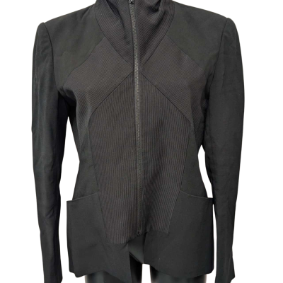 Sass & Bide Womens Size 12 Blazer Jacket Black  