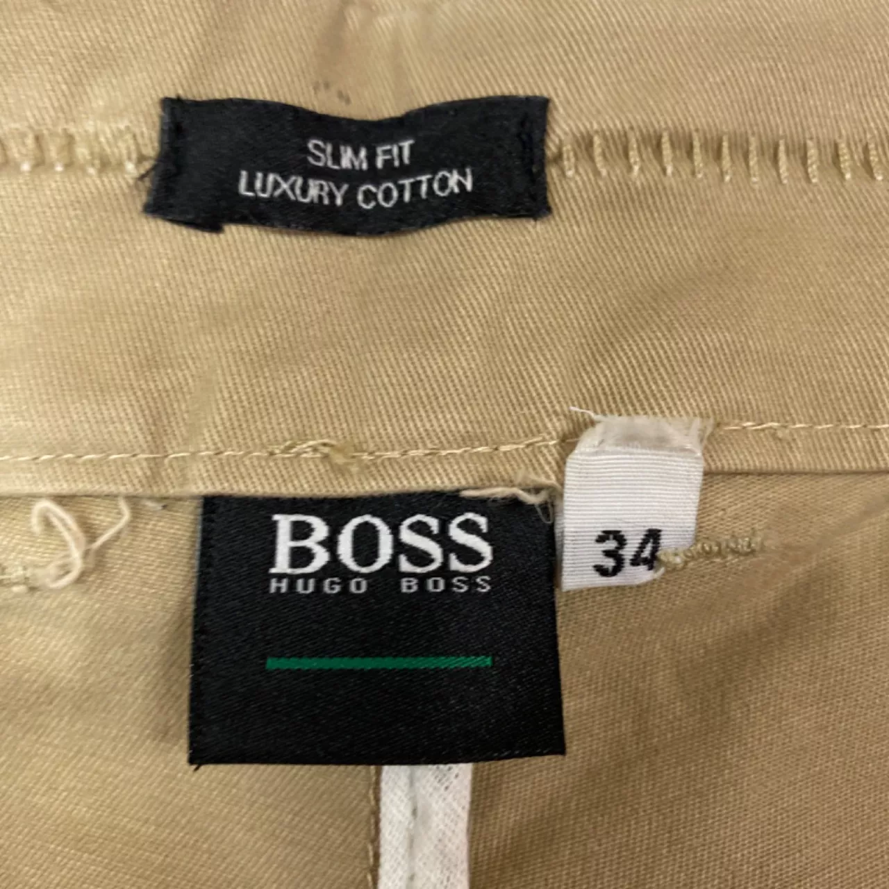 Boss Hugo Boss Mens Size 34 Slim fit Stretch Pants Beige - New With ...