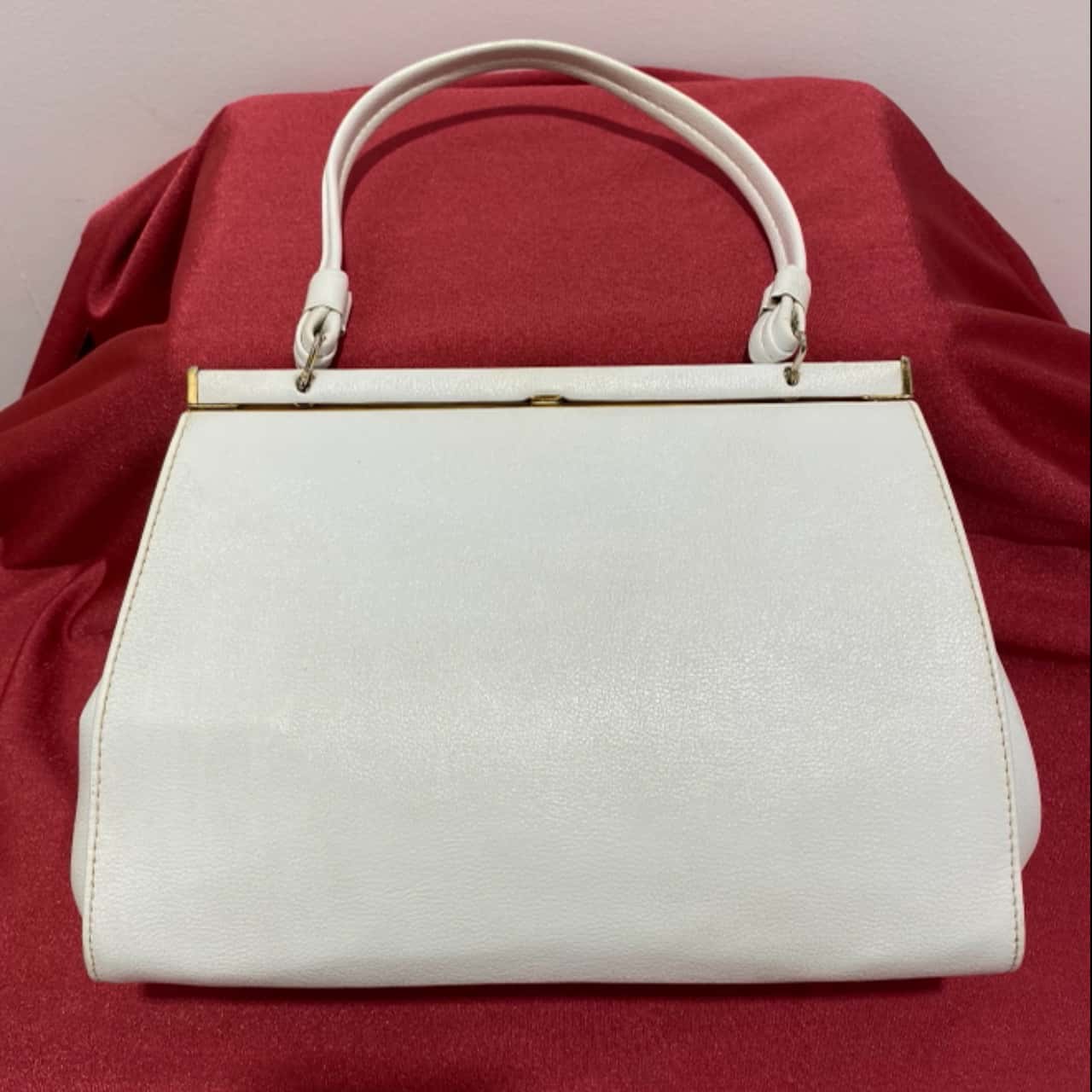 vintage white purse