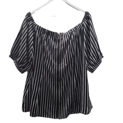 City Chic Womens  Size M Black  / White 