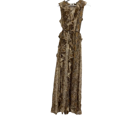 Diane Von Furstenberg Womens Dress Size 2 Animal print / Brown 