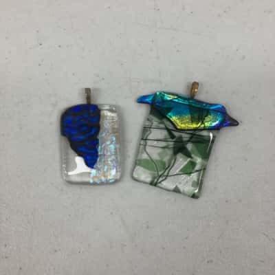 Women’s Glass Multicoloured Pendants 