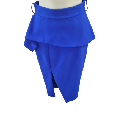Sheike Womens  Size 6 A-Line Skirt Blue 