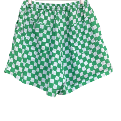 Holiday by Emma Mulholland Womens  Size XXL Shorts Blue / Checked / Green 