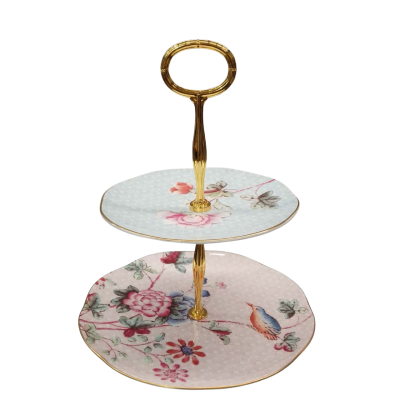 Wedgwood 'Cukcoo' 2 Tiered Dessert Stand