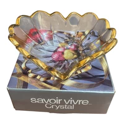 Savoir Vivre Crystal heart dish