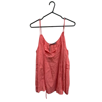 Katies Womens  Size 18 3/4 Sleeve Shirt Coral 