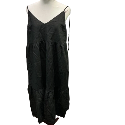 Lunar fox Womens  Size 12 Shoestring Strap Dress Black  