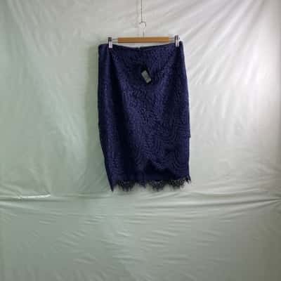 Portmans Womens Size 12 Midi Skirt Purple BNWT