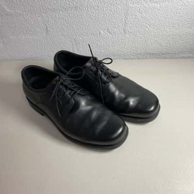 Rockport Mens  Size 45 Plain Toe Dress shoes Black  