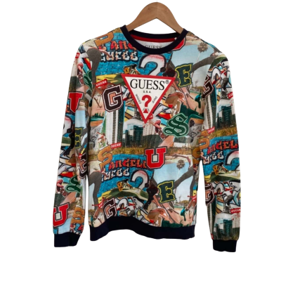 Guess Womens  Size 14 Jumper Multicoloured 