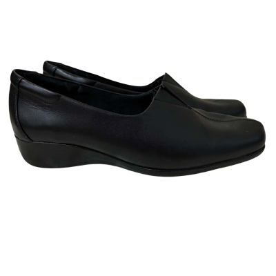 Hush Puppies Monica Senior Leather Shoes black