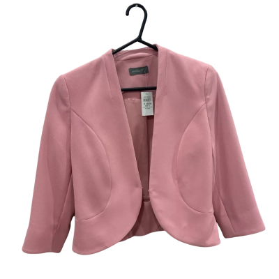 Jacqui-E Womens  Size 6 Pink Coat 