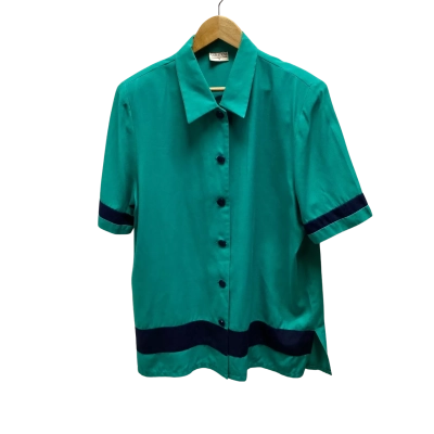 Variations Brand Womens Green Top Size 16