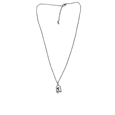 S925 Marked Women's Necklace Rose 