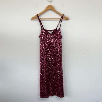 Peter Alexander Pink Sequin Pyjamas Dress Size S