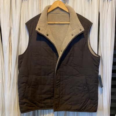 Gazman Reversible Quilted Sherpa Vest