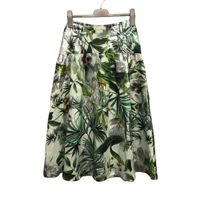Veronika Maine Womens  Size 8 "Edit" Botanical Skirt 