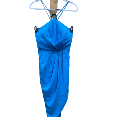 Forcast Womens  Size 14 Cocktail Dress Blue 