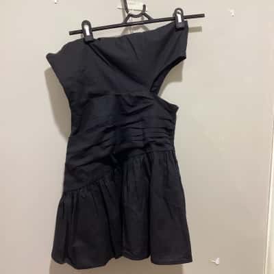 Pepper Mayo Womens Size 10 Black  Dress